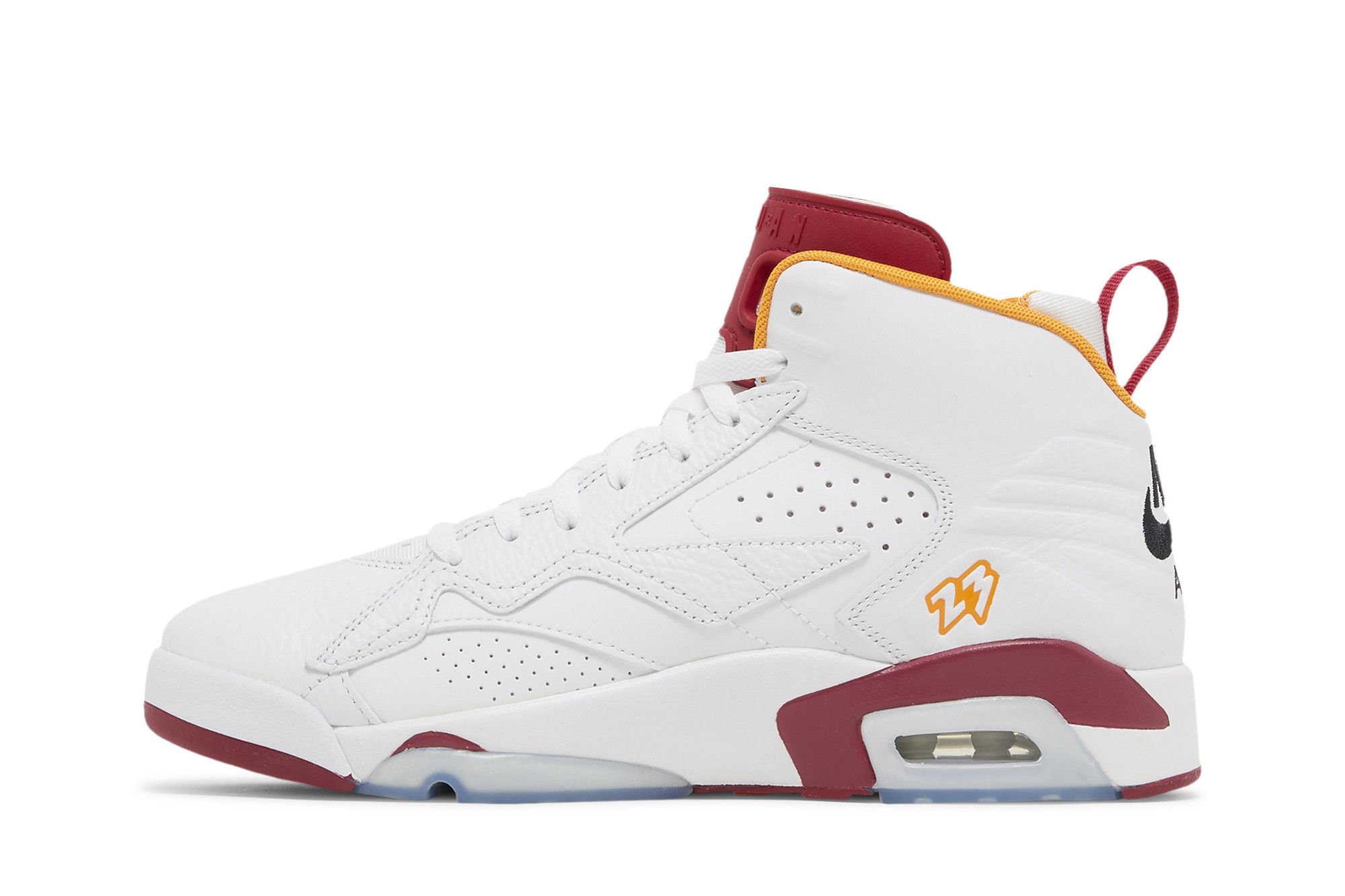 Gold red and white jordans store