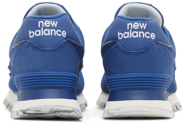 New Balance 574 Rugged Navy Marble Sole