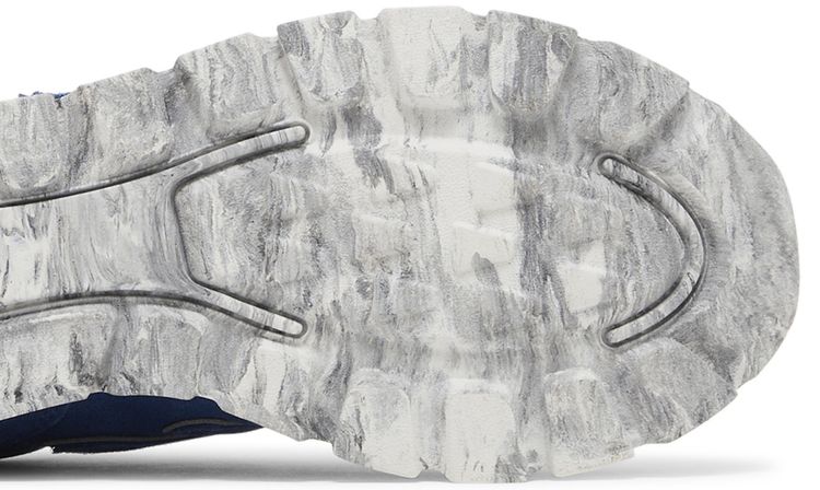 New Balance 574 Rugged Navy Marble Sole