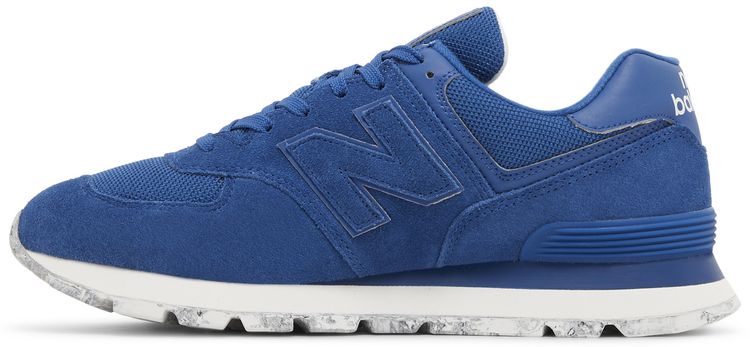 New Balance 574 Rugged Navy Marble Sole