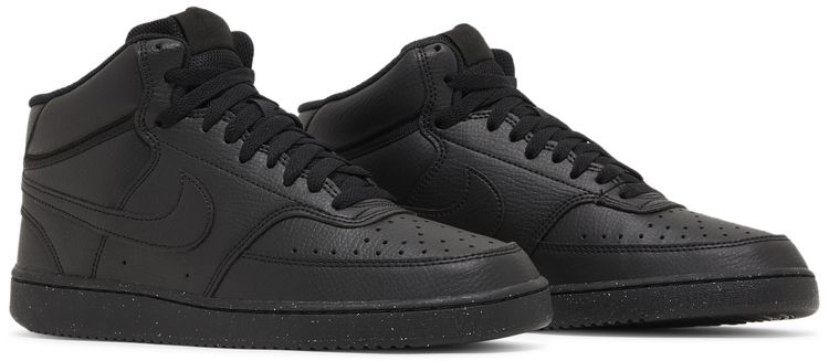 Nike Court Vision Mid Next Nature Triple Black