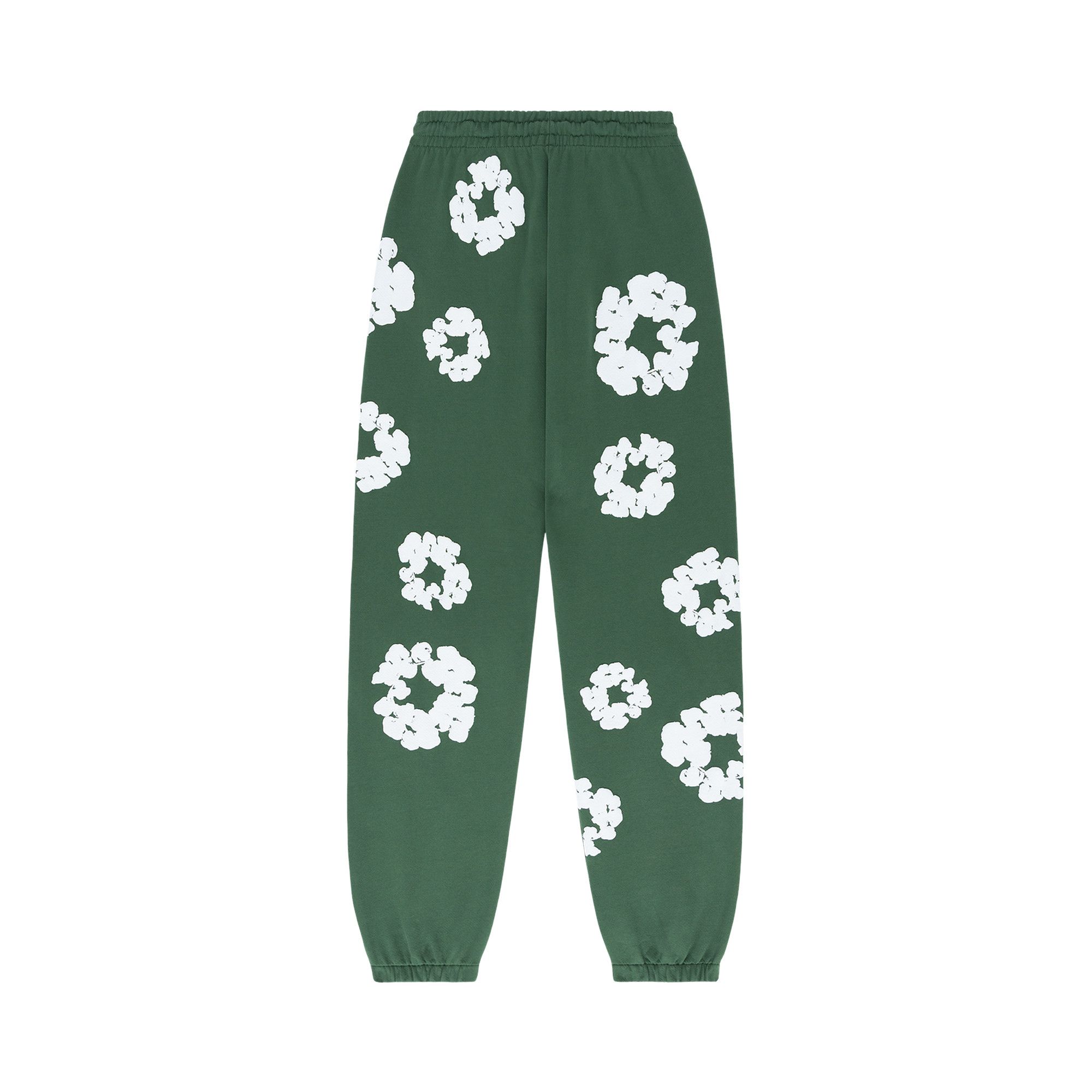 Buy Denim Tears The Cotton Wreath Sweatpants 'Green' - 401 060 30