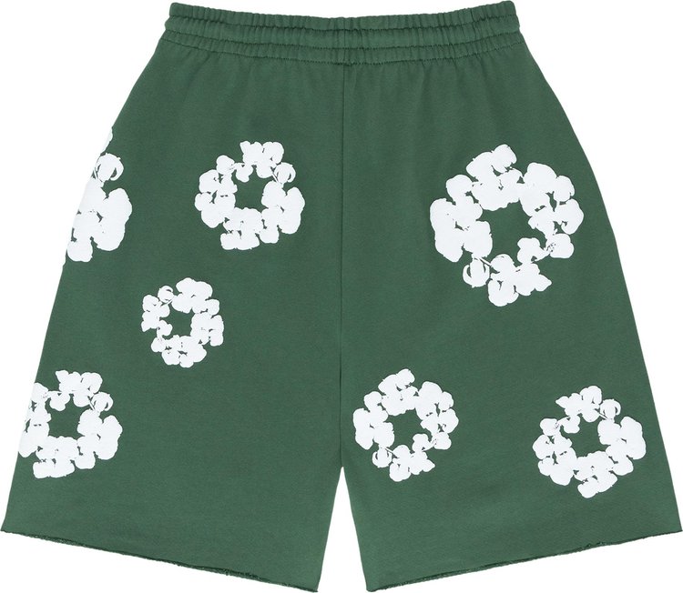 Denim Tears The Cotton Wreath Shorts Green