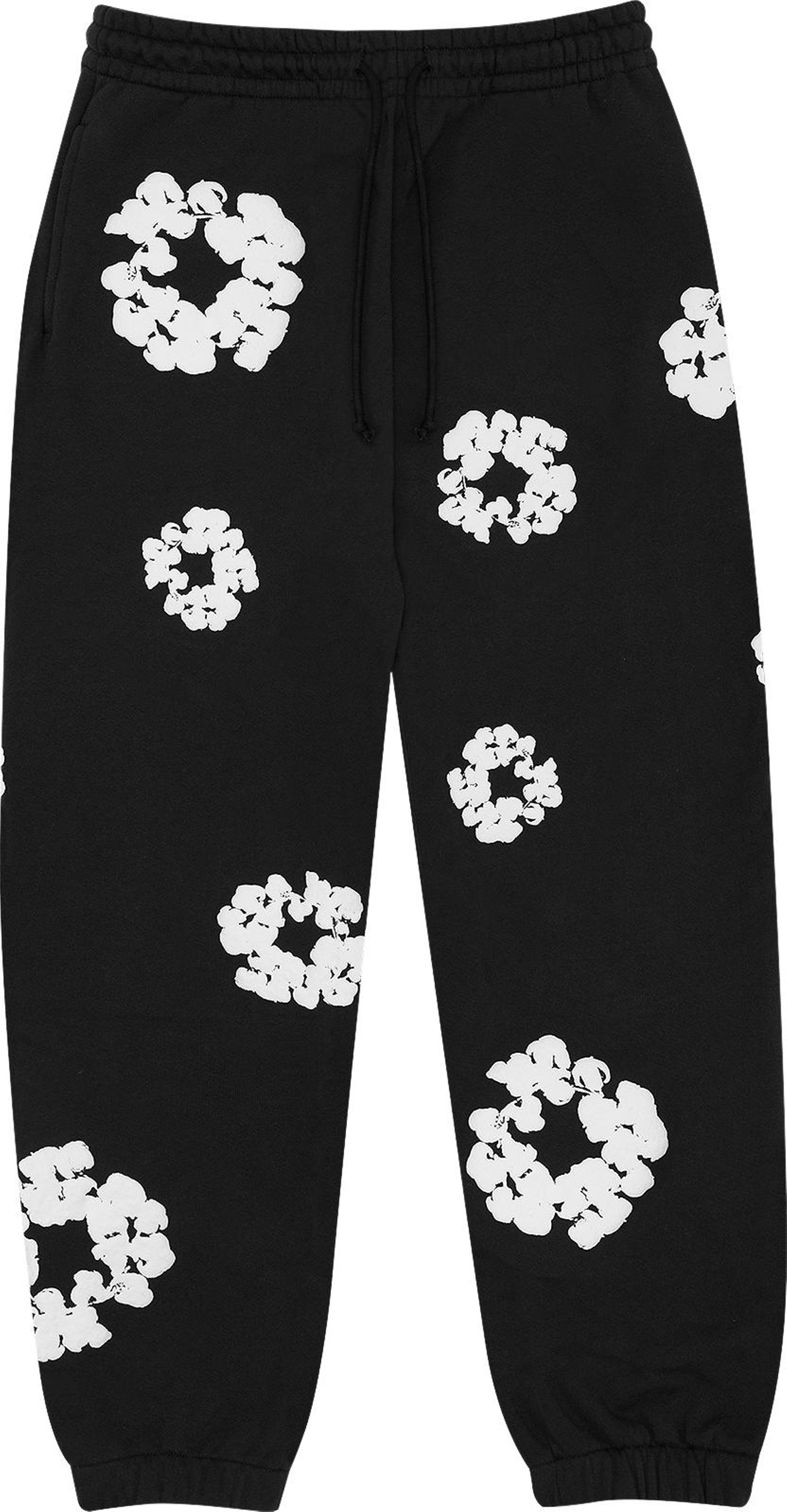 Buy Denim Tears The Cotton Wreath Sweatpants 'Black' - 401 010 30 BLAC ...