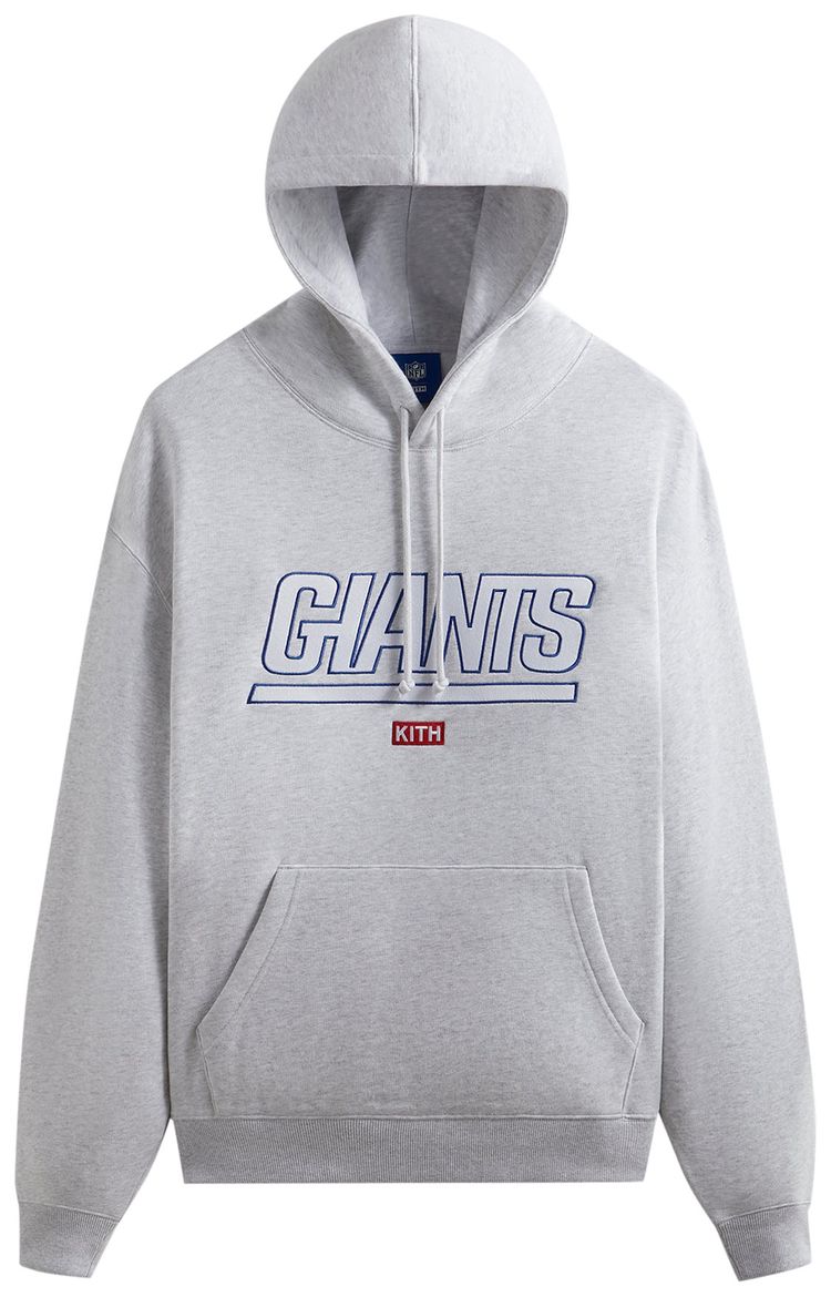 Kith For The NFL Giants Laurel Hoodie Light Heather Grey