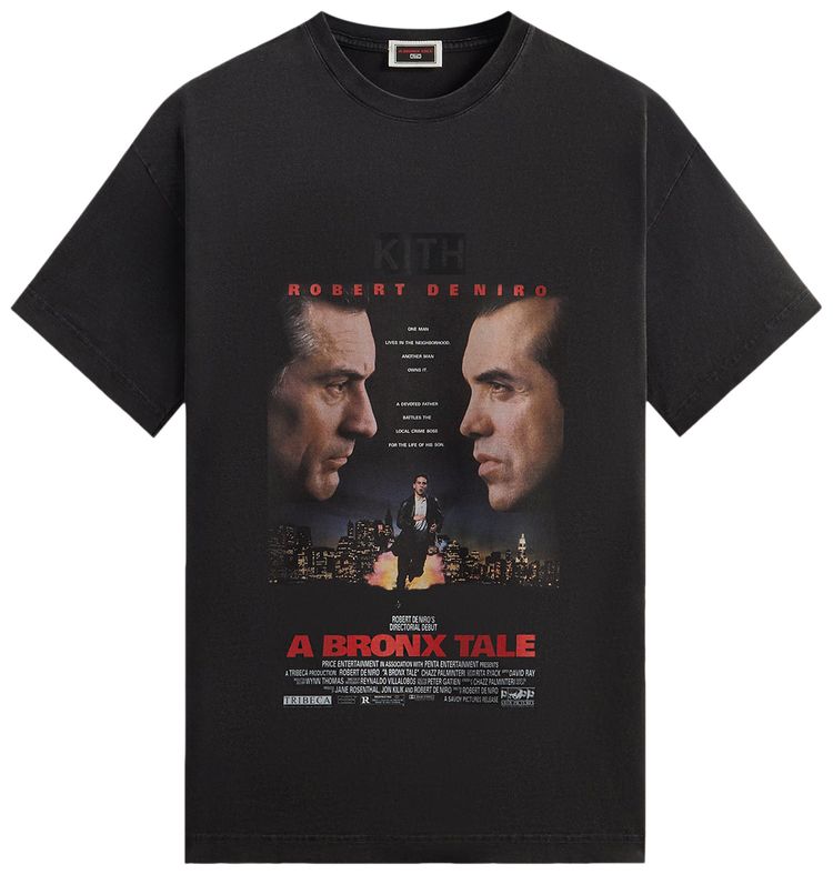 Kith For A Bronx Tale American Poster Vintage Tee Black