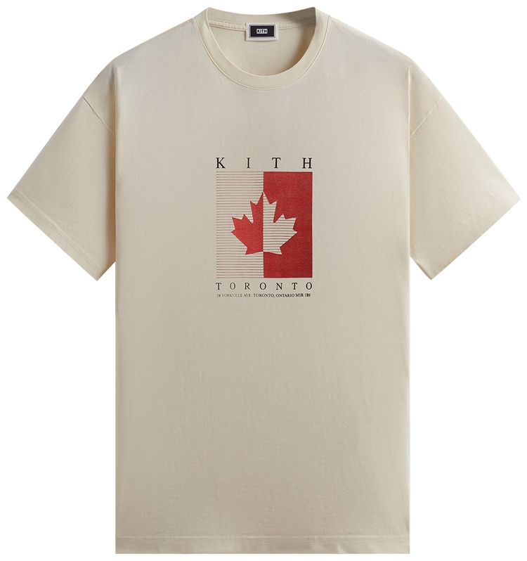 Kith Toronto Symmetry Vintage Tee Sandrift
