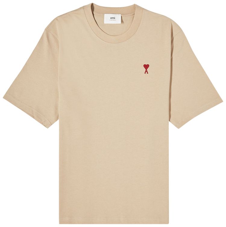 Ami ADC T Shirt Champagne