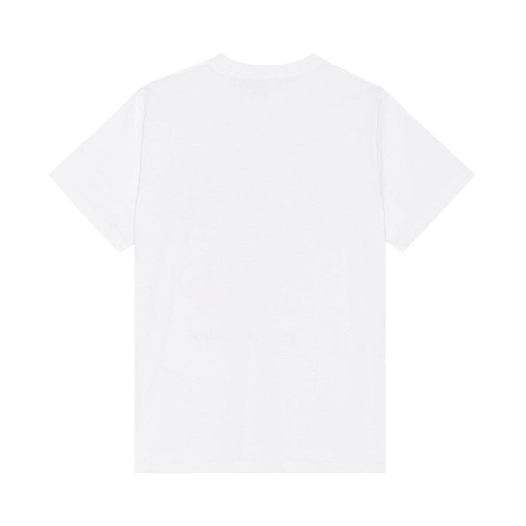 GANNI Basic Jersey Flower Relaxed T Shirt Bright White