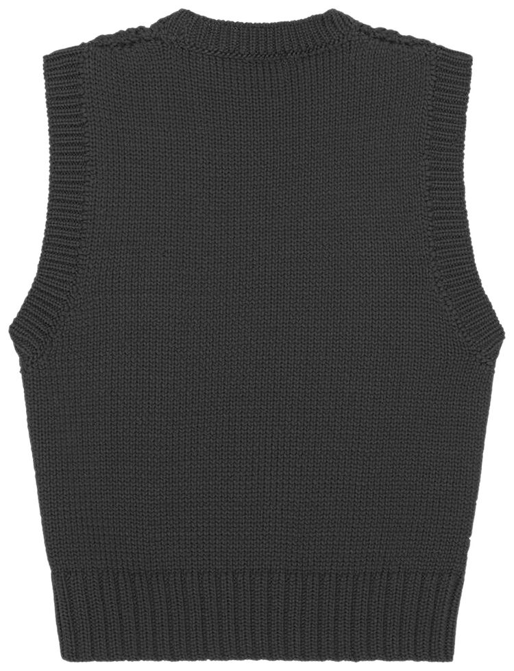 GANNI Rope Vest Black