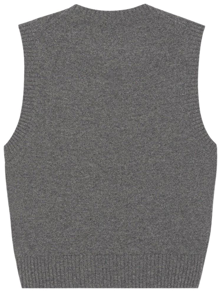 GANNI Graphic Vest Frost Grey
