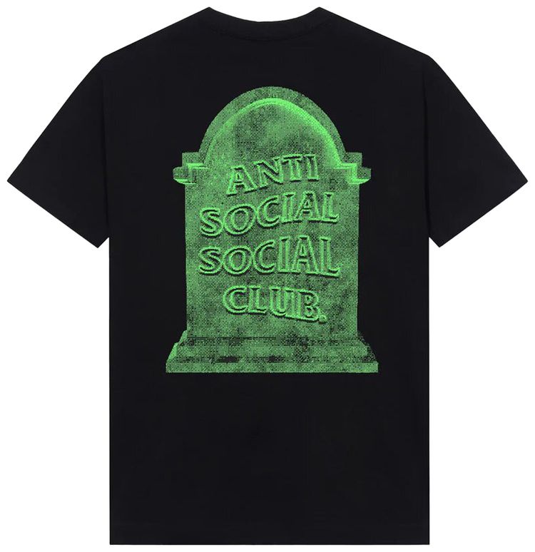 Anti Social Social Club Snakes In The Grass Tee Black