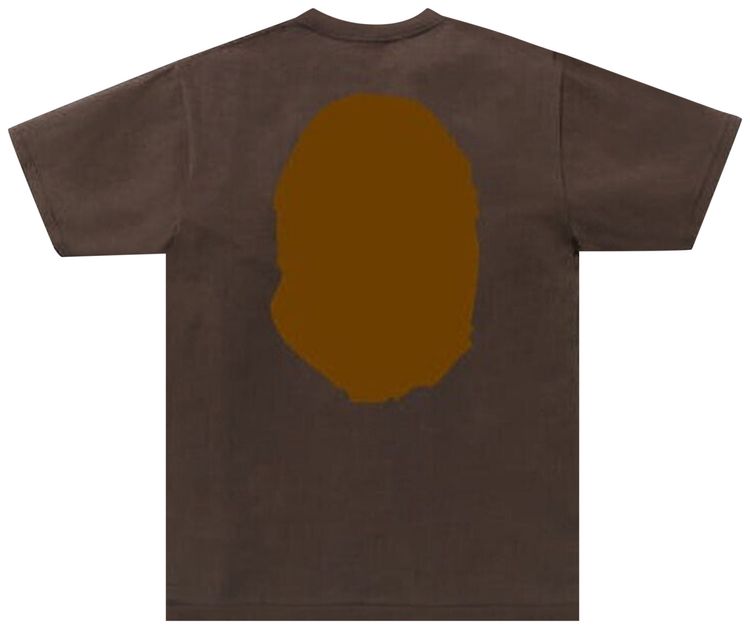 BAPE Big Ape Head Tee Brown