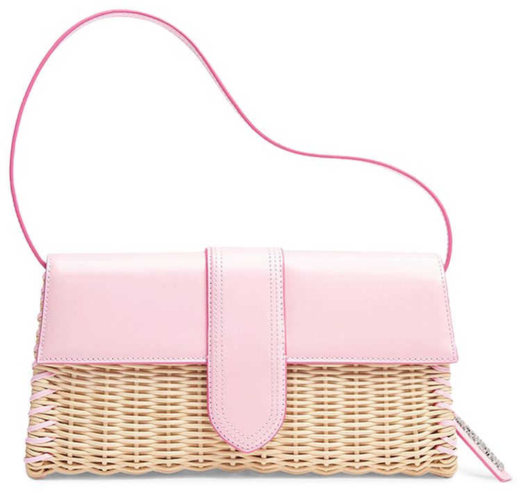 Jacquemus Le Bambino Long Osier Bag Pale Pink