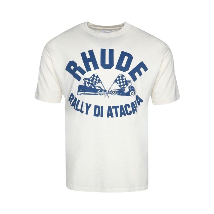 Rhude Rally Di Atacama Tee Vintage White