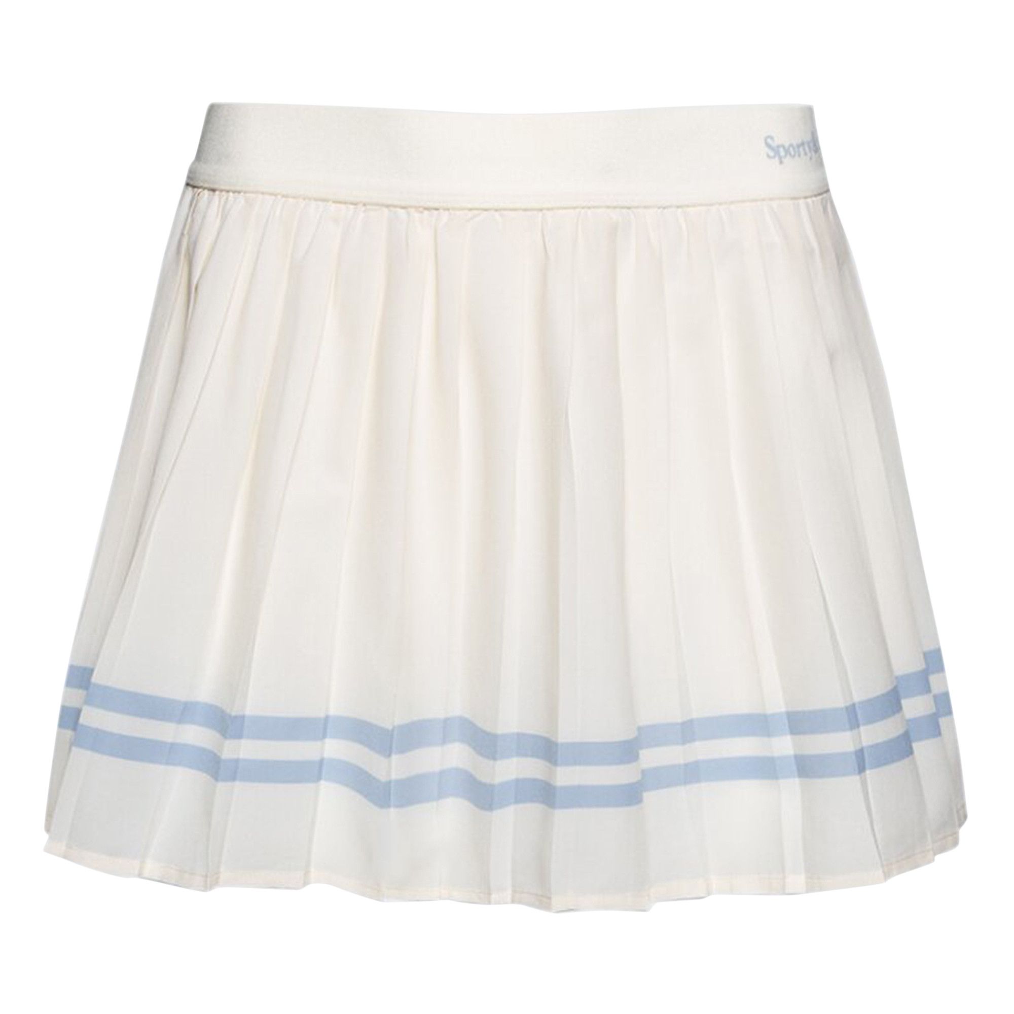 ★Sporty & Rich★ Serif Logo Pleated Skirt Milk SK931MK SK93 Buy Sporty & Rich Serif Logo Pleated Skirt 'Milk/Washed