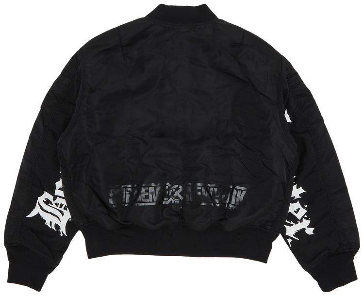 Supreme x Bounty Hunter MA 1 Black