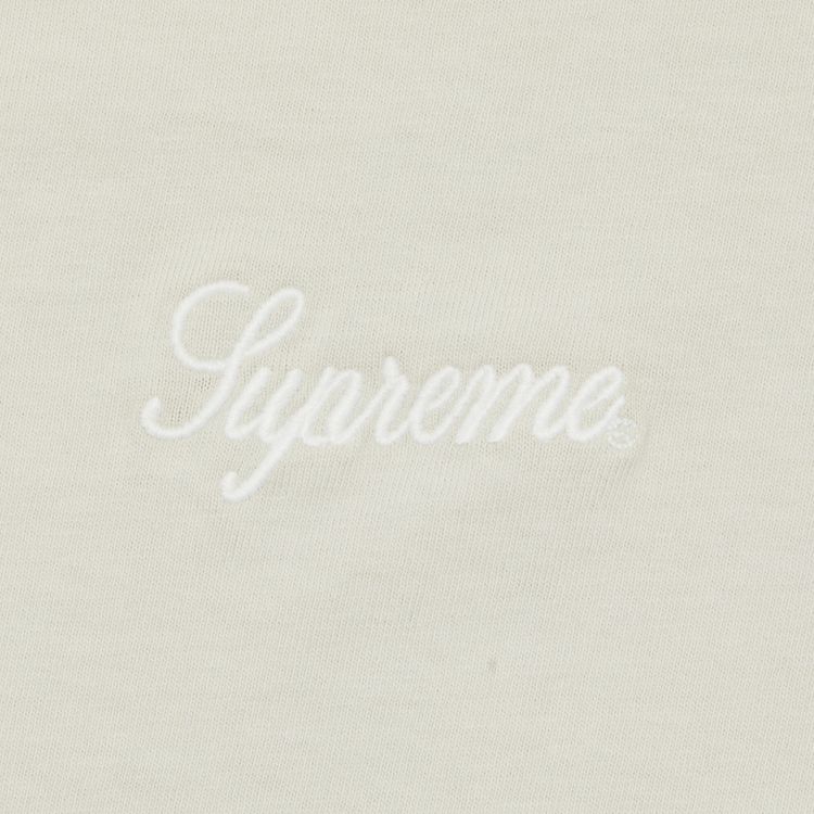 Supreme Washed Script Short Sleeve Top Grey