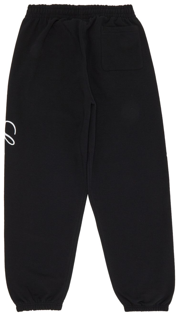 Supreme Raised Script Sweatpant Black