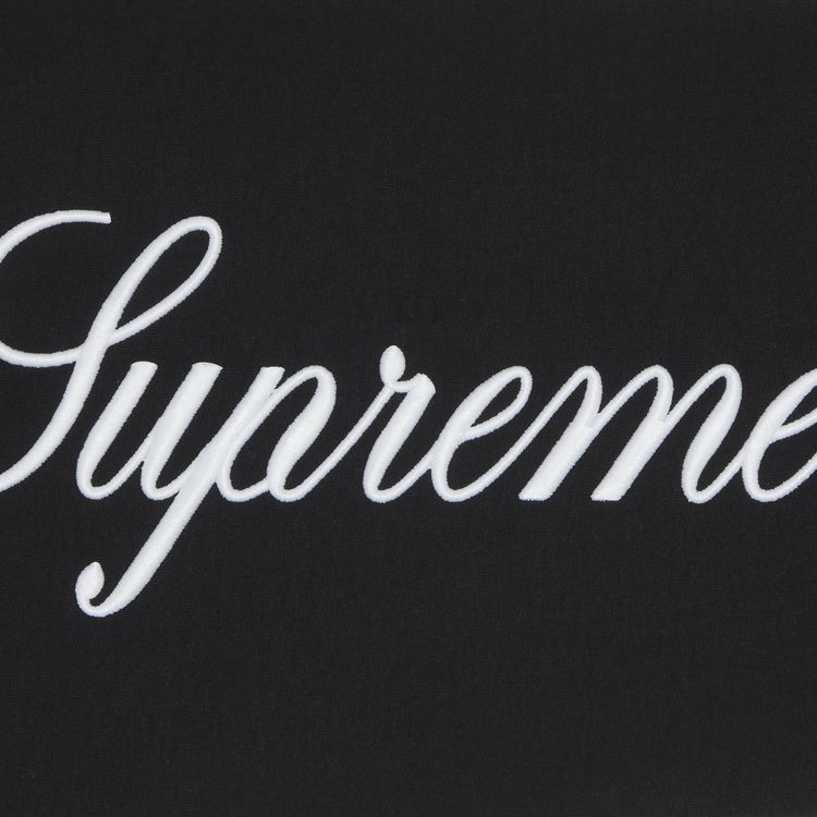 Supreme Raised Script Sweatpant Black