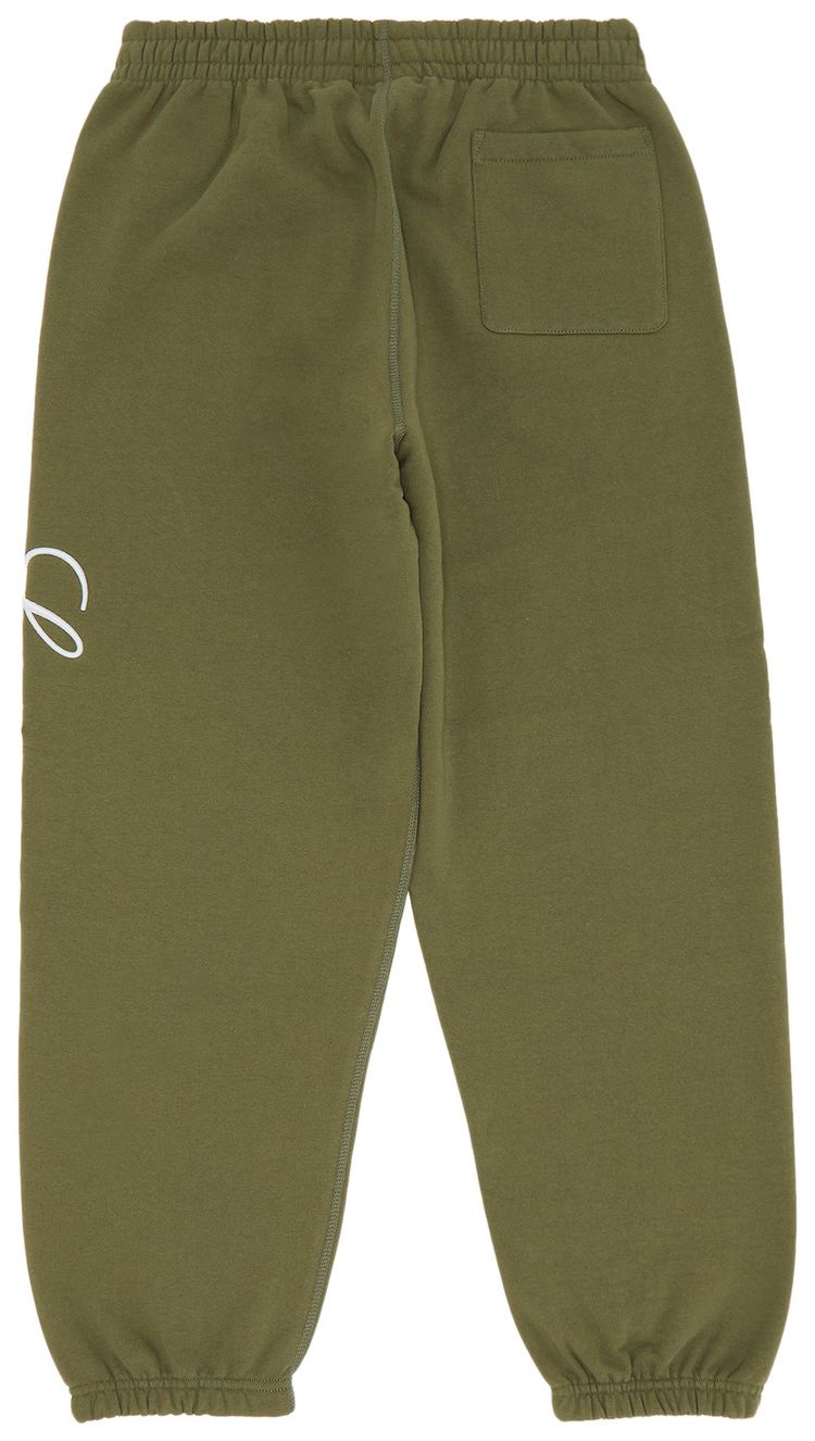 Supreme Raised Script Sweatpant Light Olive