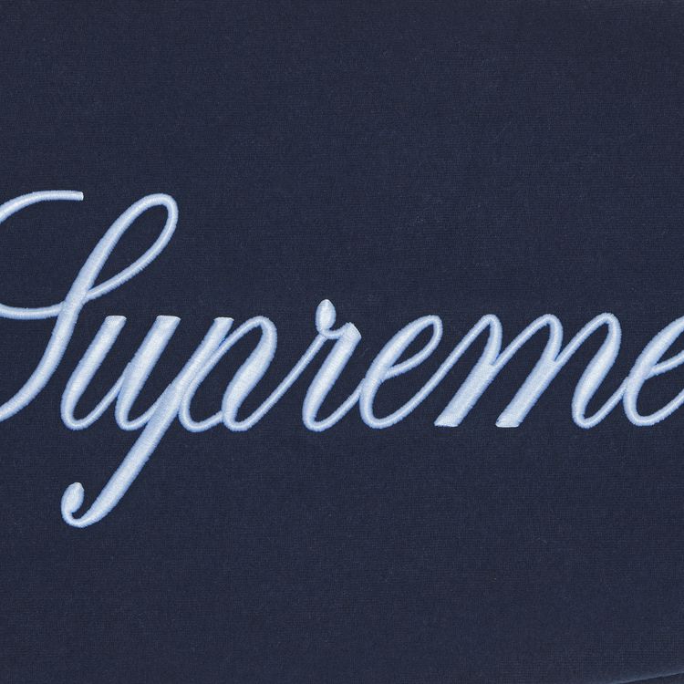 Supreme Raised Script Sweatpant Navy