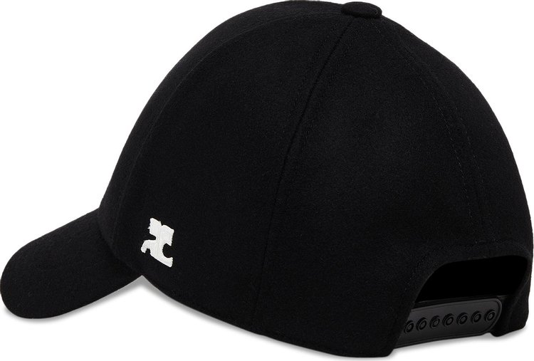 Courreges Signature Cap Black