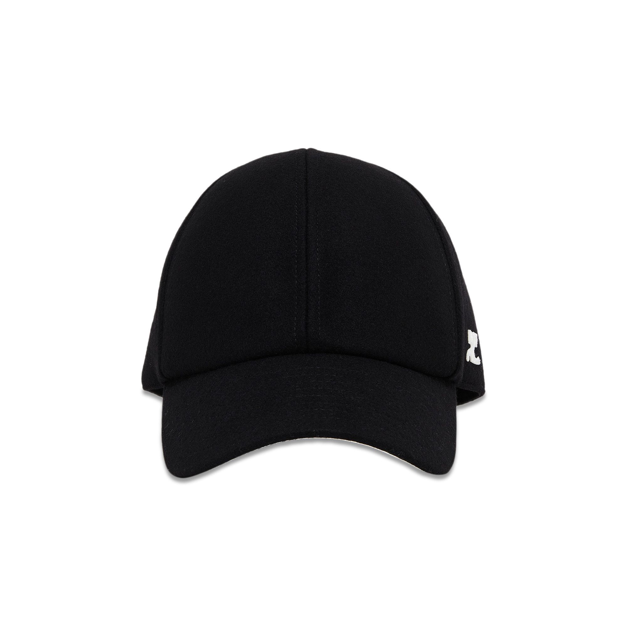 2024年秋冬新作 - 'Black' Cap Signature Courrèges Buy 323ACT002W00036BK UK GOAT | 帽子