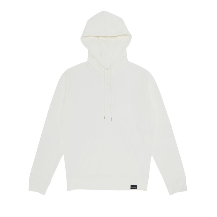 Courreges Fleece Hoodie Hoodie Heritage White