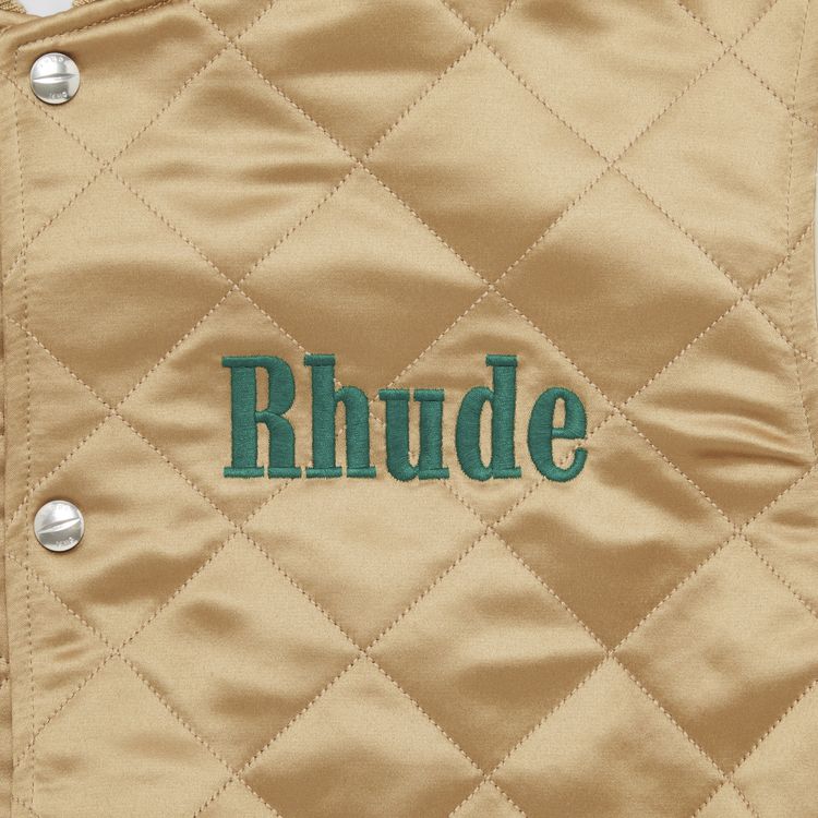 Rhude St Barths Bomber Jacket WhiteTan