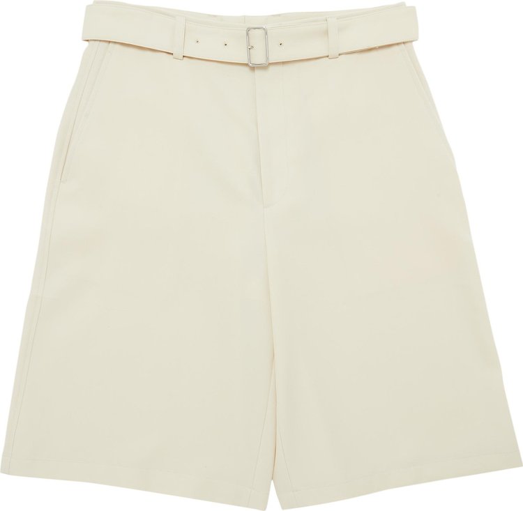 Jil Sander Belted Shorts 'Cream'