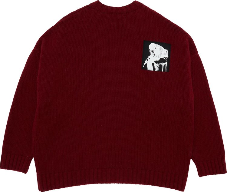 Undercover Teddy Bear Sweater Bordeaux