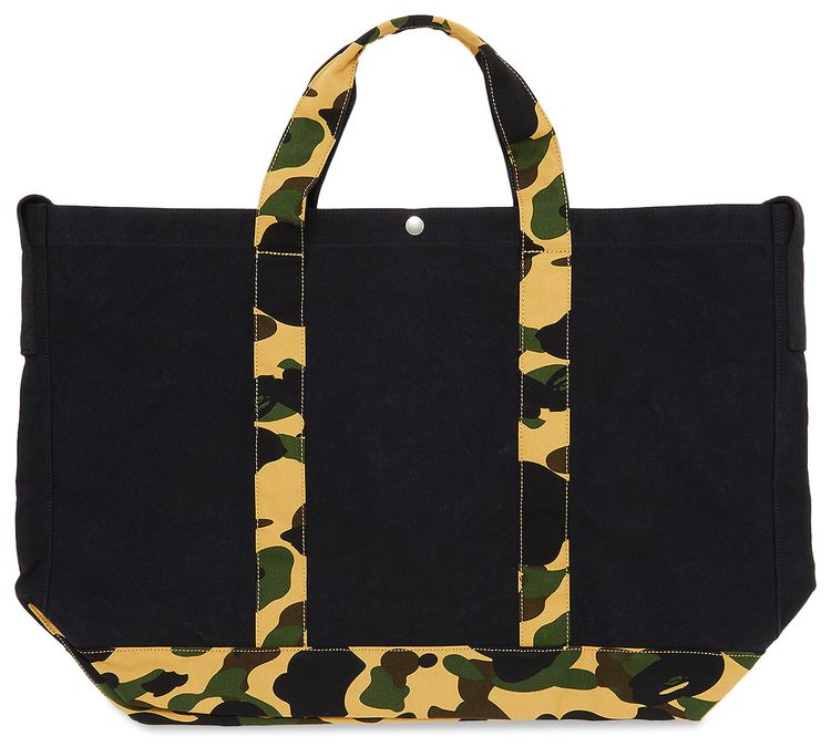 GOAT Exclusive BAPE Camo Detail Tote Bag Black