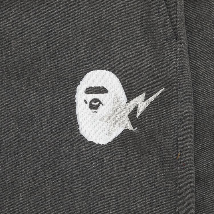 GOAT Exclusive BAPE Chino Melange Pants Charcoal