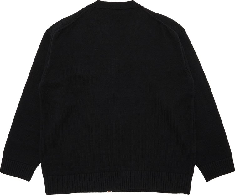 GOAT Exclusive BAPE Knit College Cardigan Black