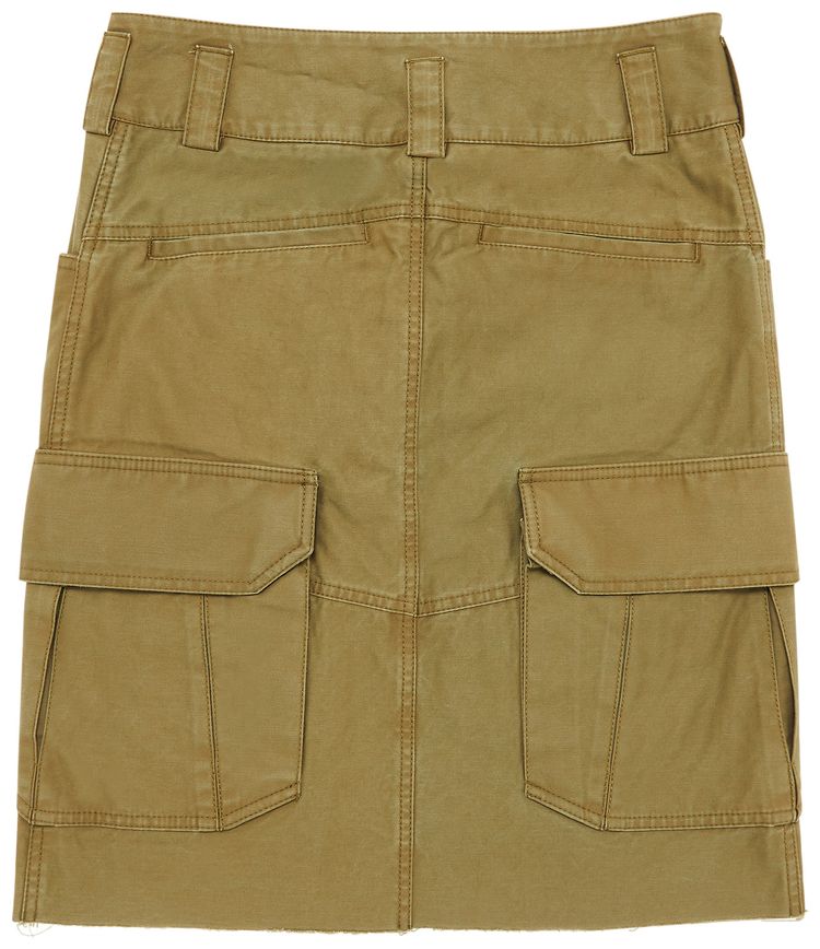 Givenchy Cargo Skirt Olive Green