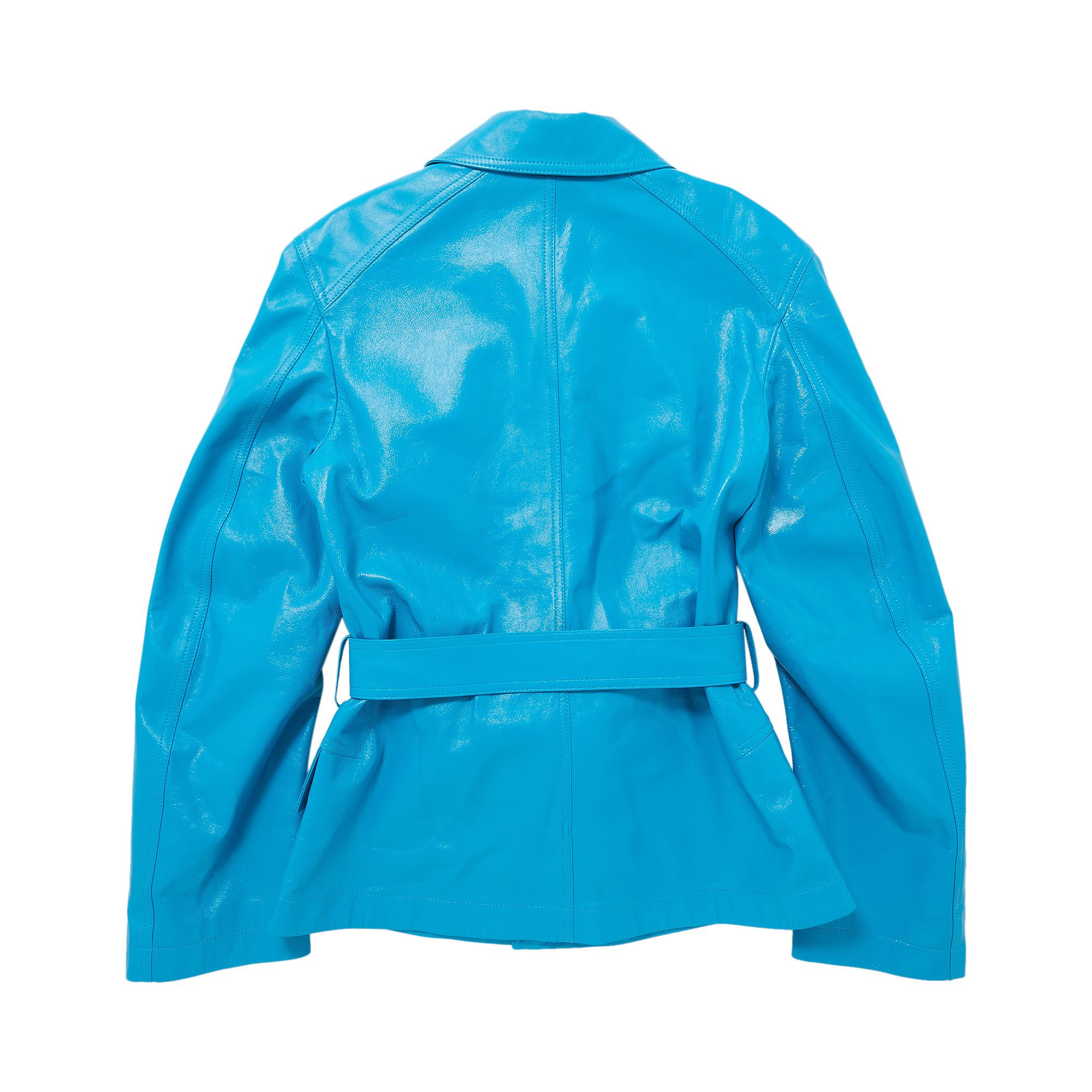 ジャケット Bottega Veneta Giacca Blu Bottega Veneta Jacket with leather collar | Men's Clothing