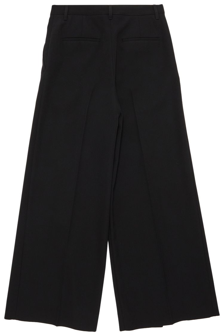 Burberry Wide Leg Trousers Black