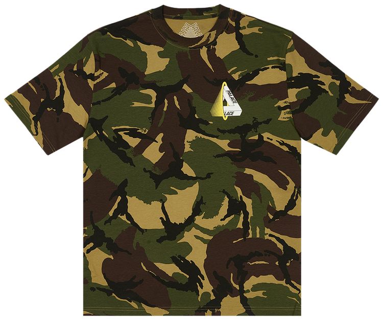 Palace Tri Void T Shirt Woodland Camo