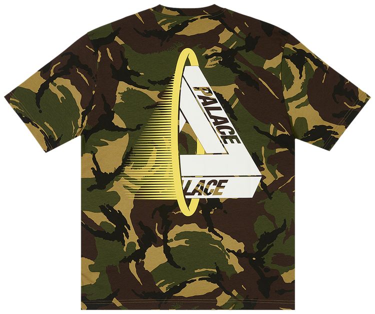 Palace Tri Void T Shirt Woodland Camo