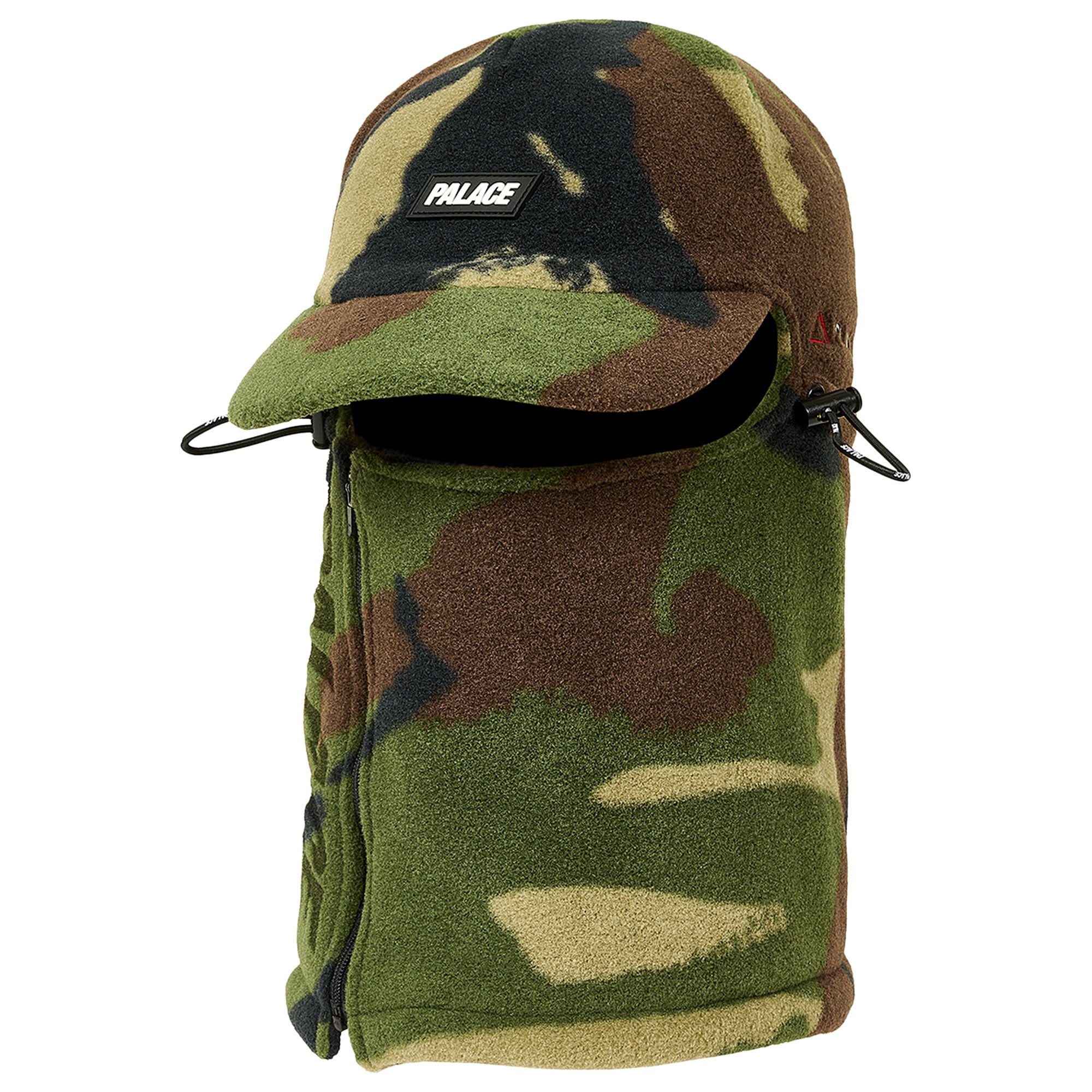 Buy Palace Polartec Peaked Face Warmer 'Woodland DPM