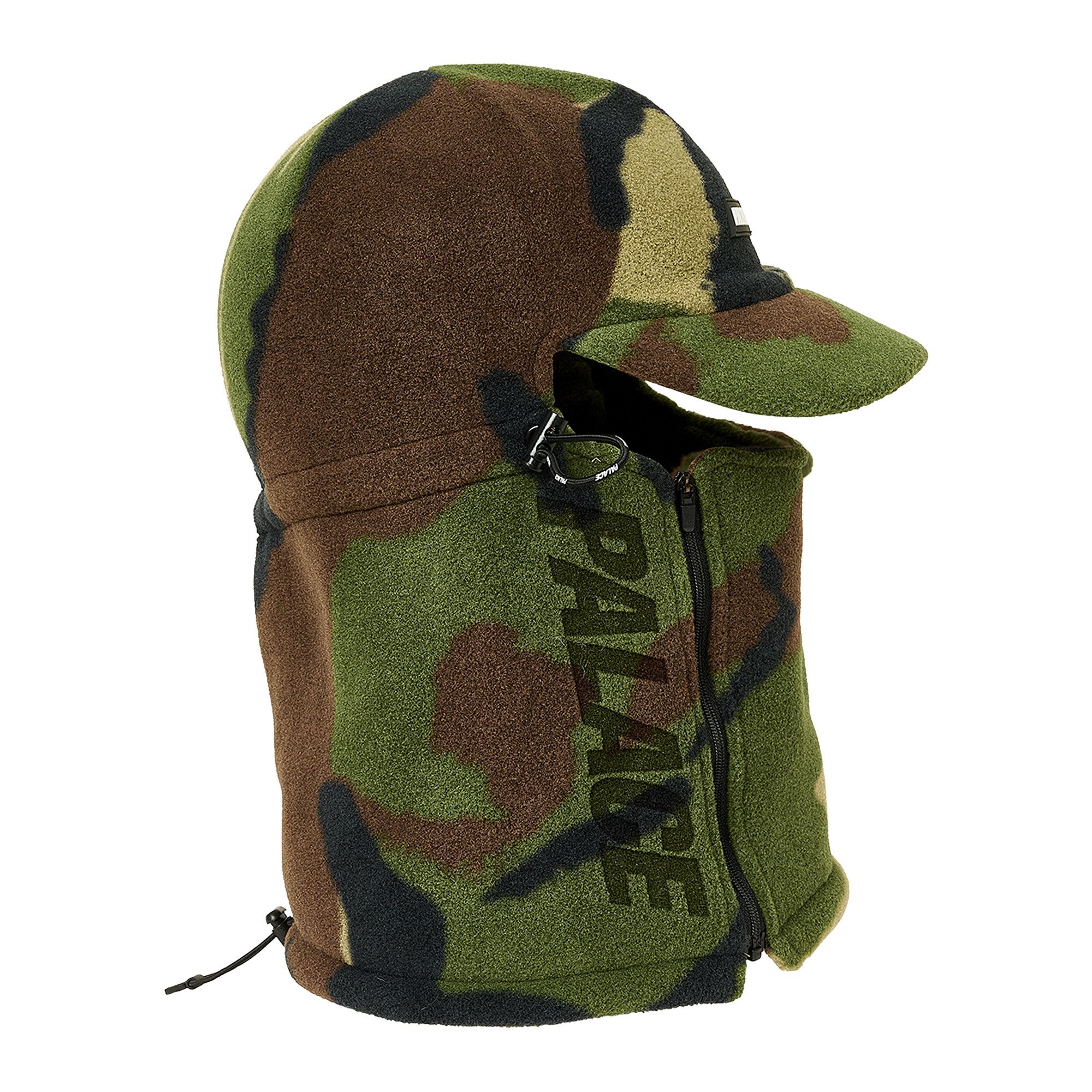 Buy Palace Polartec Peaked Face Warmer 'Woodland DPM