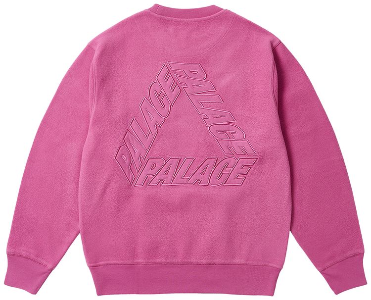 Palace Reverse P 3 Crew Shock Pink