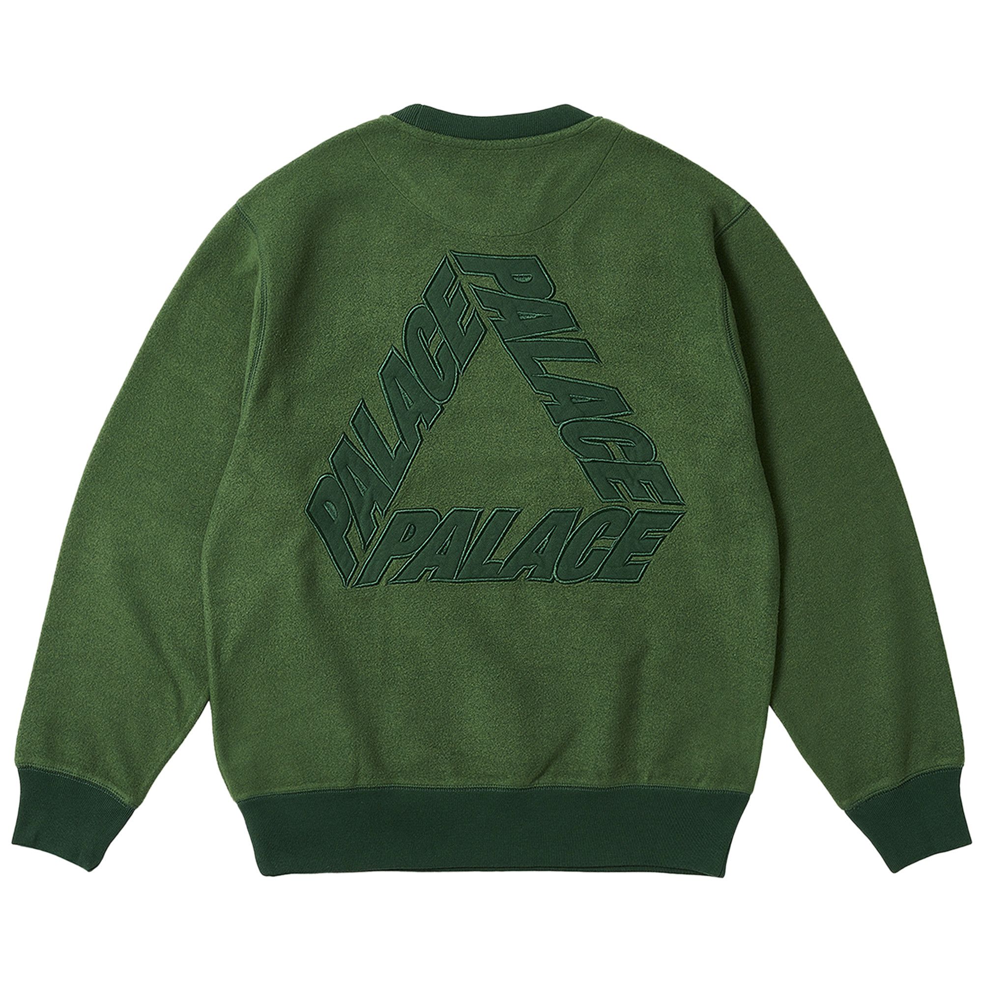 PALACE スウェット REVERCE P-3 CREW NECK CAMEL