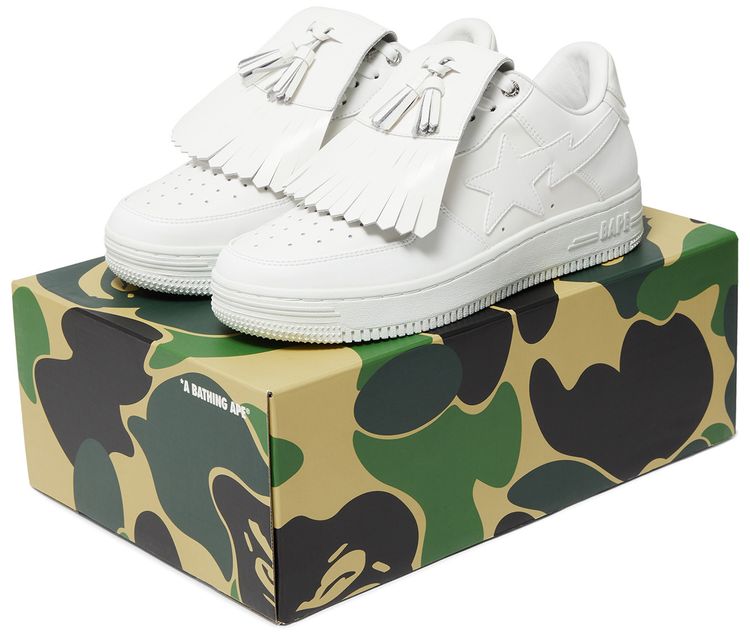 GOAT x Bapesta M1 Removable Tassel White