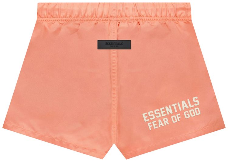 Fear of God Essentials Nylon Running Shorts Coral