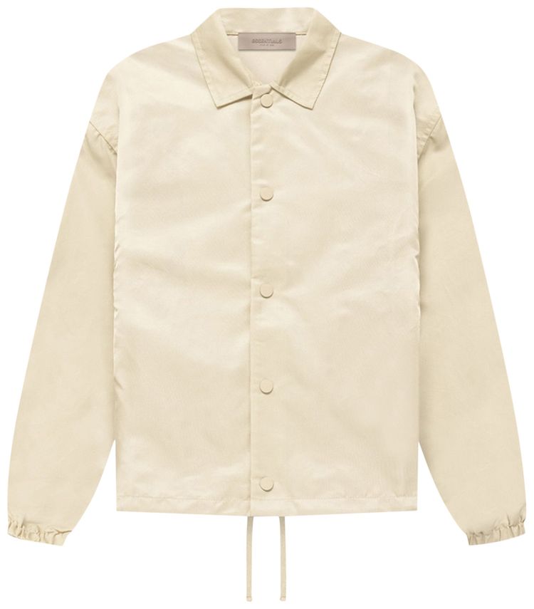 Fear of God Essentials Kids Nylon Coaches Jacket Egg Shell