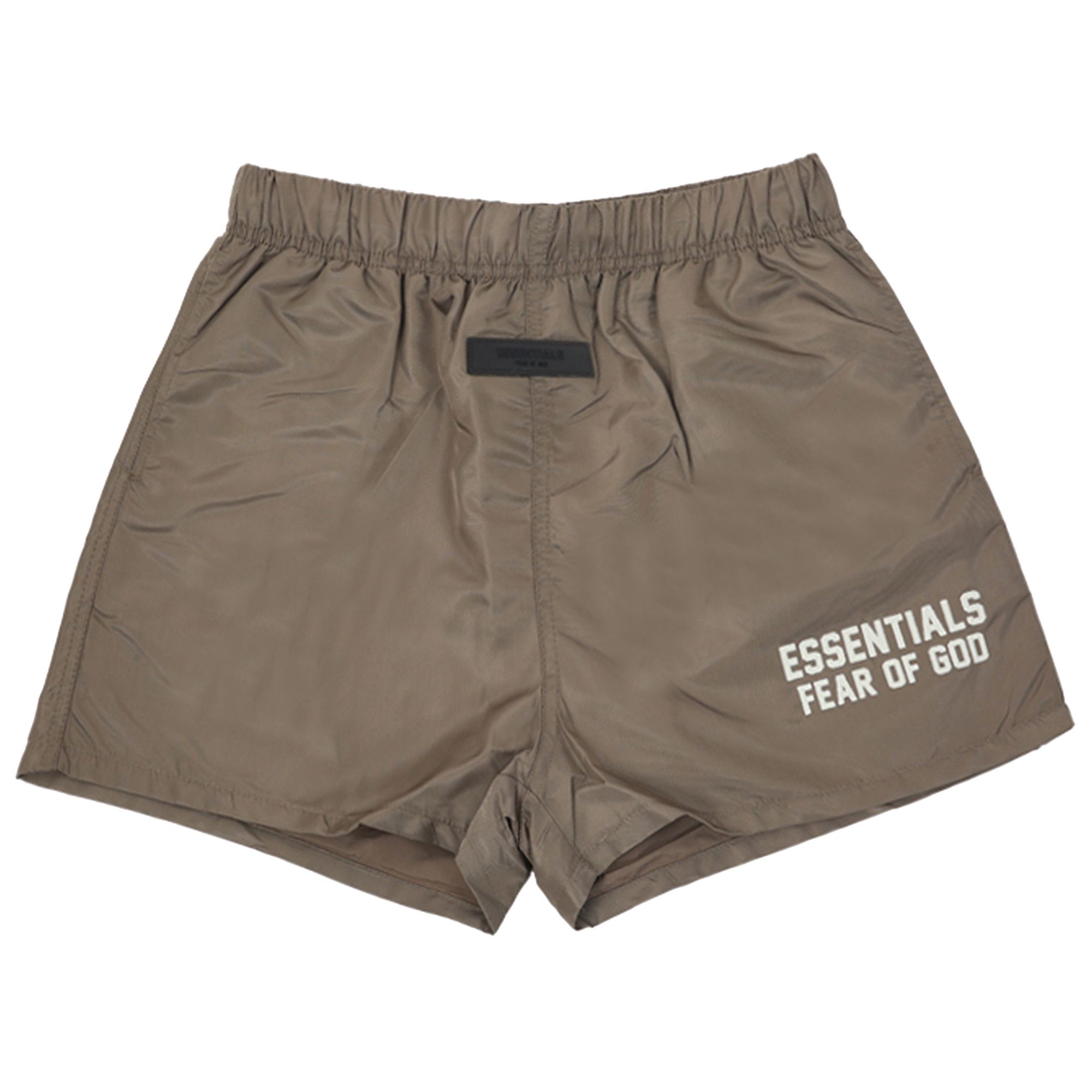 Buy Fear of God Essentials Kids Running Shorts 'Wood