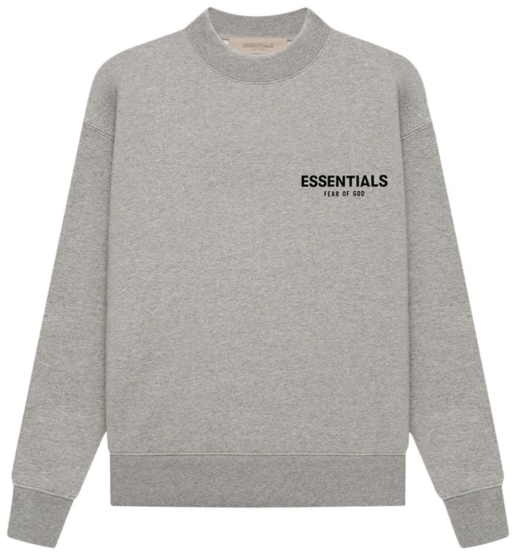 Fear of God Essentials Kids Crewneck Dark Oatmeal