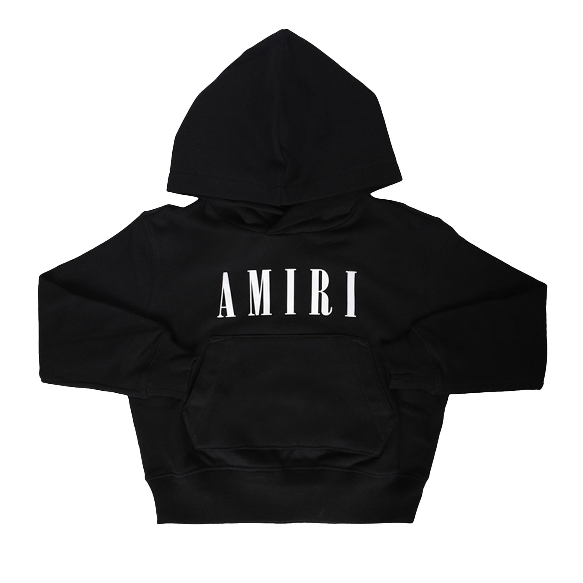 Size 6 Amiri Logo Pullover Hoodie Black